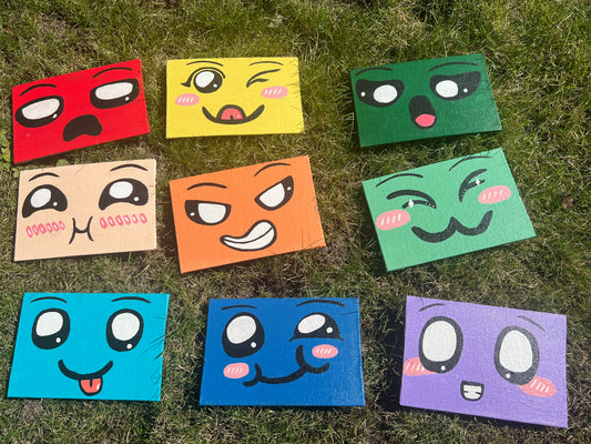 4” x 6” Mini Emoji Canvases